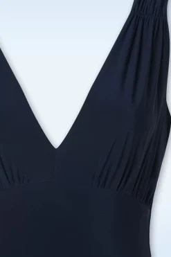 Vintage Chic for Topvintage Macey Maxi Jurk In Marineblauw><noscript><img width=