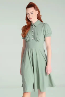 Bunny Maddy Jurk In Groen>Vrouwen Effen Jurken