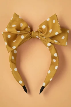 Banned Retro Magdalena Haarband In Mosterd>Vrouwen Haaraccessoires