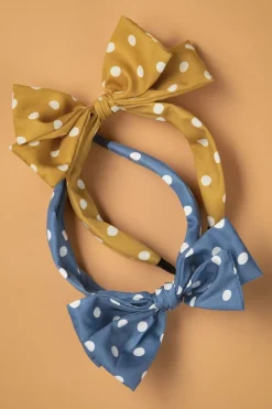 Banned Retro Magdalena Haarband In Mosterd><noscript><img width=