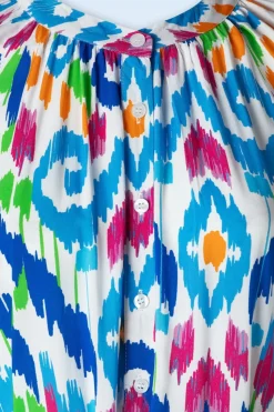 Smashed Lemon Maisy Maxi Jurk In Multi><noscript><img width=