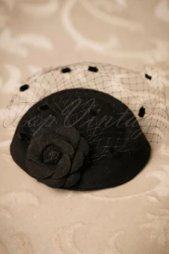 Banned Retro Marilyn Fascinator In Zwart>Vrouwen Haaraccessoires