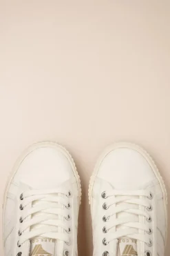 Gola Mark Cox Tennis Sneakers In Gebroken Wit>Vrouwen Sneakers