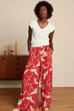 King Louie Marnie Broek Pixy In Tweed Oranje>Vrouwen Broeken