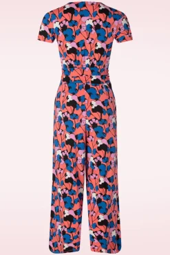 Zilch Melanie Jumpsuit In Bouquet Coral>Vrouwen Playsuits & Jumpsuits