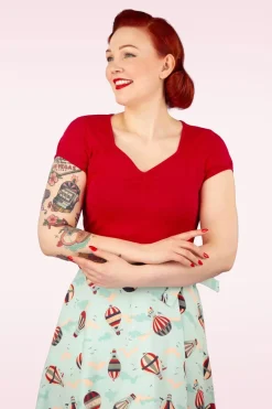 Bunny Mia Top In Rood>Vrouwen Tops