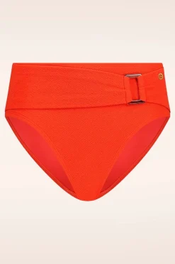 TC Beach Mid Waist Bikinibroekje In Zomers Rood>Vrouwen Bikini's