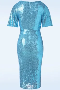 Rebel Love Clothing Million Dollar Baby Jurk In Baby Blauw><noscript><img width=