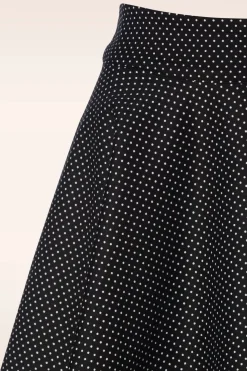 Banned Retro Mini Polka Queen Swing Rok In Zwart><noscript><img width=