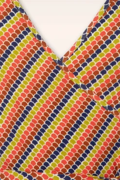 King Louie Mira Jurk Gallery In Streeple Blauw><noscript><img width=