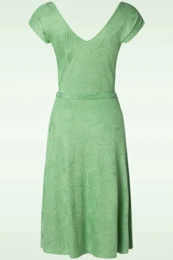 King Louie Mira Pop-Up Jurk In Mineraalgroen><noscript><img width=