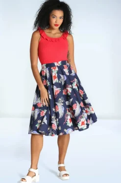 Bunny Misa Swing Rok In Marineblauw>Vrouwen Rokken