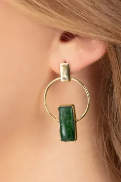 Very Cherry Modern Days Oorbellen In Groen>Vrouwen Sieraden