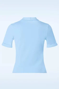 Vintage Chic for Topvintage Molly Top In Hemelsblauw>Vrouwen Truitjes