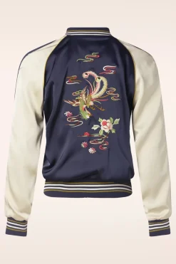 King Louie Monka Bomber Jasje In Avondblauw><noscript><img width=