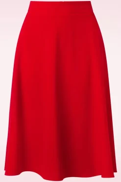 Banned Retro My Summer Staple Swing Rok In Rood>Vrouwen Rokken