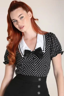 Bunny Naomi Blouse In Zwart En Wit>Vrouwen Blouses