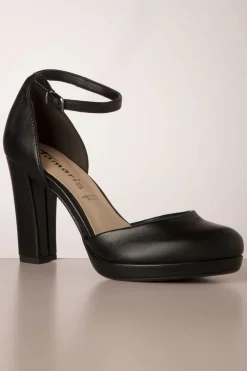 Tamaris Nicky Platform Pumps In Zwart><noscript><img width=