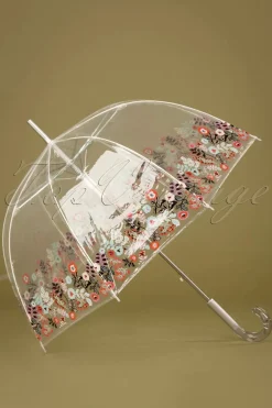 So Rainy Nouvelle Dentelle Transparante Koepelparaplu In Multi><noscript><img width=