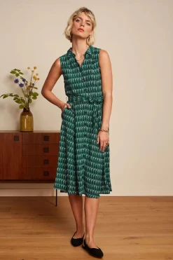 King Louie Nova Mahi Jurk In Zwart>Vrouwen Plus Size Jurken