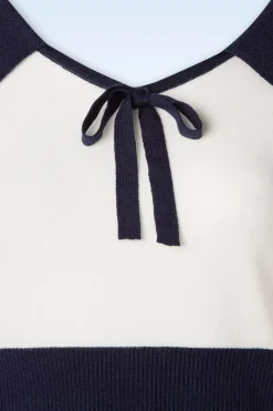 Banned Retro Oliva Trui In Marineblauw><noscript><img width=