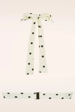 Cyell On Point Halter Bikini Top In Gebroken Wit><noscript><img width=