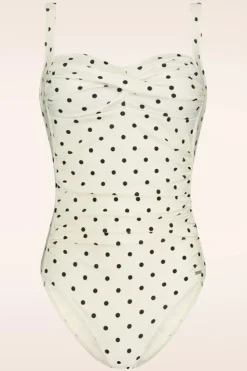 Cyell On Point Padded Badpak In Gebroken Wit><noscript><img width=