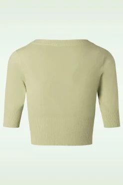 Banned Retro Overload Vest In Zacht Olijfgroen>Vrouwen Vestjes