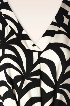 Smashed Lemon Paloma Maxi Jurk In Zwart En Zand><noscript><img width=