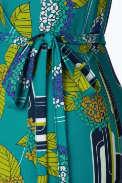 Bakery Ladies Pamela Wikkel Jurk In Oceaan Blauw><noscript><img width=