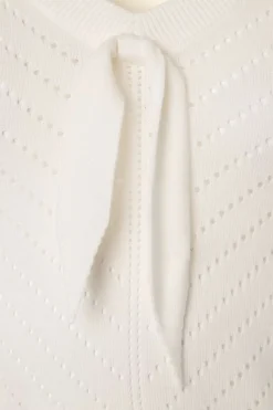 Banned Retro Patricia Pointelle-Top In Gebroken Wit><noscript><img width=