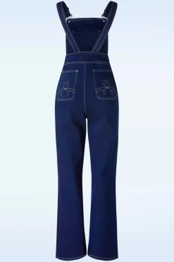 Banned Retro Penny Playsuit In Denimblauw>Vrouwen Broeken