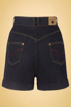Rock-a-Booty Pepper Short In Donkerdenim><noscript><img width=