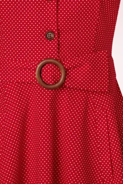 Banned Retro Polka Dot Dance Jurk In Rood><noscript><img width=