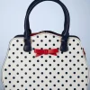 Banned Retro Poppy Polka Handtas In Wit>Vrouwen Tassen