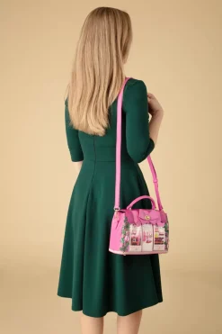 Vendula Ribbons And Bows Haberdashery Mini Handtas In Roze><noscript><img width=