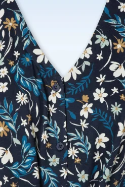 Seasalt Rose Trellis Jumpsuit In Tidal Floral Maritime><noscript><img width=