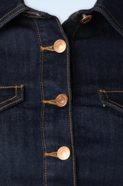 Rock-a-Booty Sadie Jacket In Donkerdenim><noscript><img width=