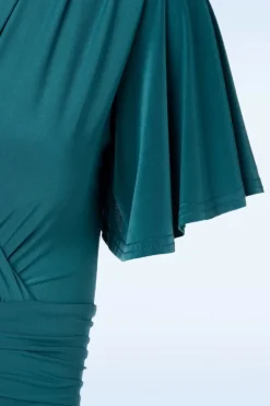 Vintage Chic for Topvintage Sadie Swing Jurk In Groenblauw><noscript><img width=