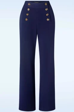 King Louie Sally Broadway Pantalon In Inktblauw>Vrouwen Broeken