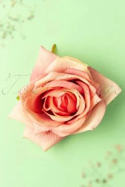 Banned Retro Scented Love Flower Haarclip In Koraal>Vrouwen Haaraccessoires