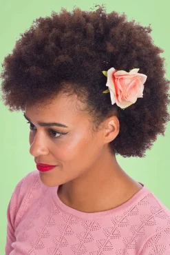 Banned Retro Scented Love Flower Haarclip In Koraal>Vrouwen Haaraccessoires