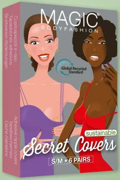 MAGIC Bodyfashion Secret Covers 6 Paar In Latte><noscript><img width=