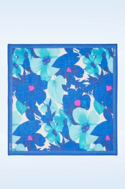 King Louie Seycelles Sjaal In Surfblauw>Vrouwen Sjaals