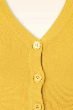 Mak Sweater Shela Cropped Vest In Custardgeel><noscript><img width=