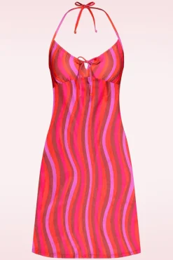 TC Beach Shiny Waves Strand Jurk In Multi>Vrouwen Badpakken