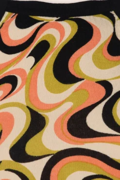 King Louie Sofie Manic Top In Spring Geel><noscript><img width=