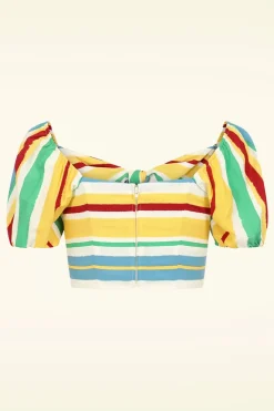Bunny Solange Crop Top In Multi>Vrouwen Tops