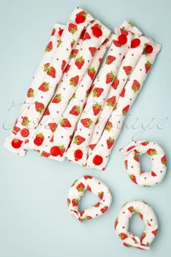 Lieblingsstucke By JuttaVerena Strawberry Fields - Set Van 12 Krulspelden In Wit>Vrouwen Haarstyling