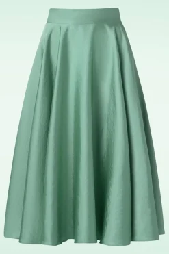 Banned Retro Summer Silky Rok In Mintgroen>Vrouwen Rokken
